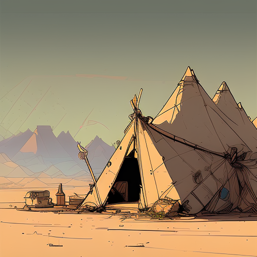 Tent exterior