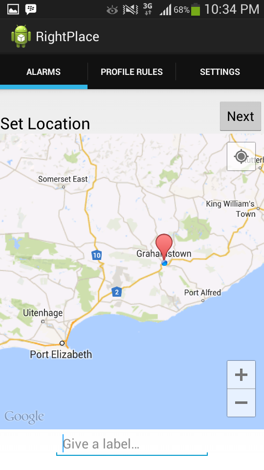 It’s not quite this far zoomed out by default.