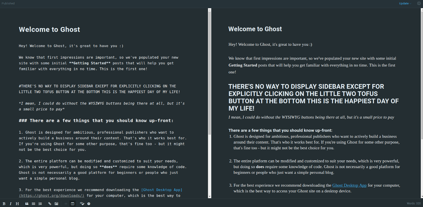 There’s even an attractive nightmode now.
