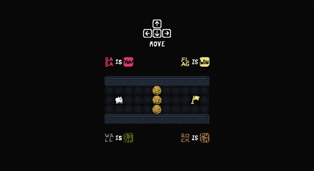 As this is the first level, you don’t actually have to change any rules to complete it.