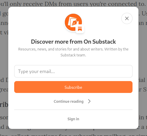 Are you ready to commit to receiving emails from us now, after reading three paragraphs?