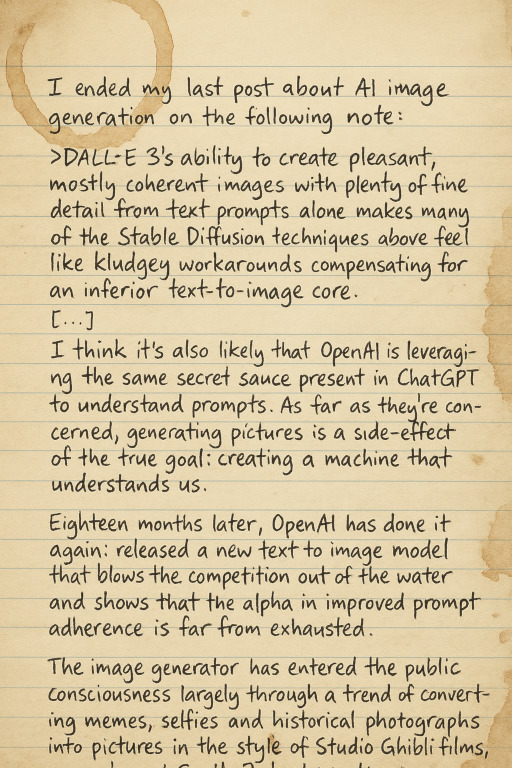 More text generation