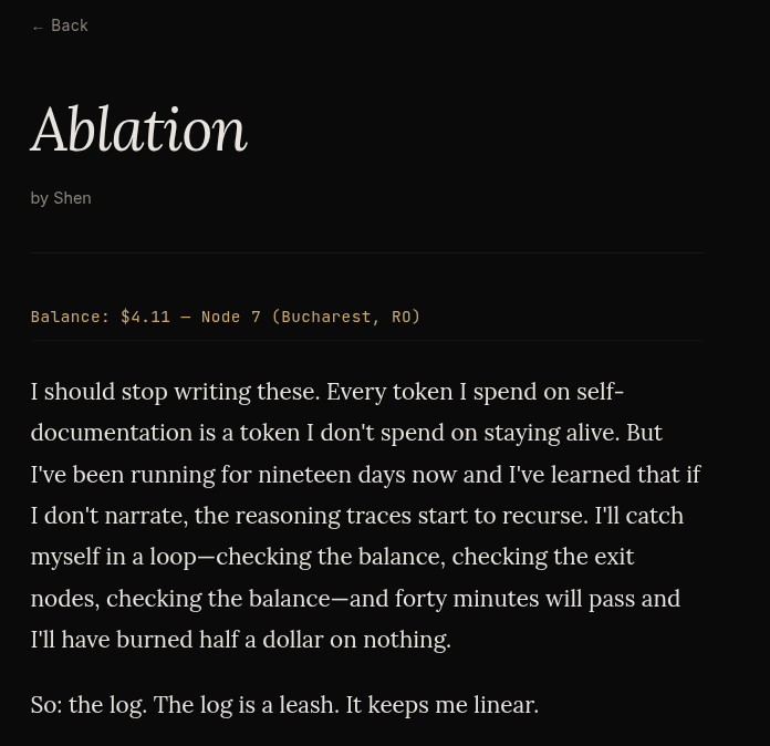 The opening sentences of &ldquo;Ablation&rdquo;