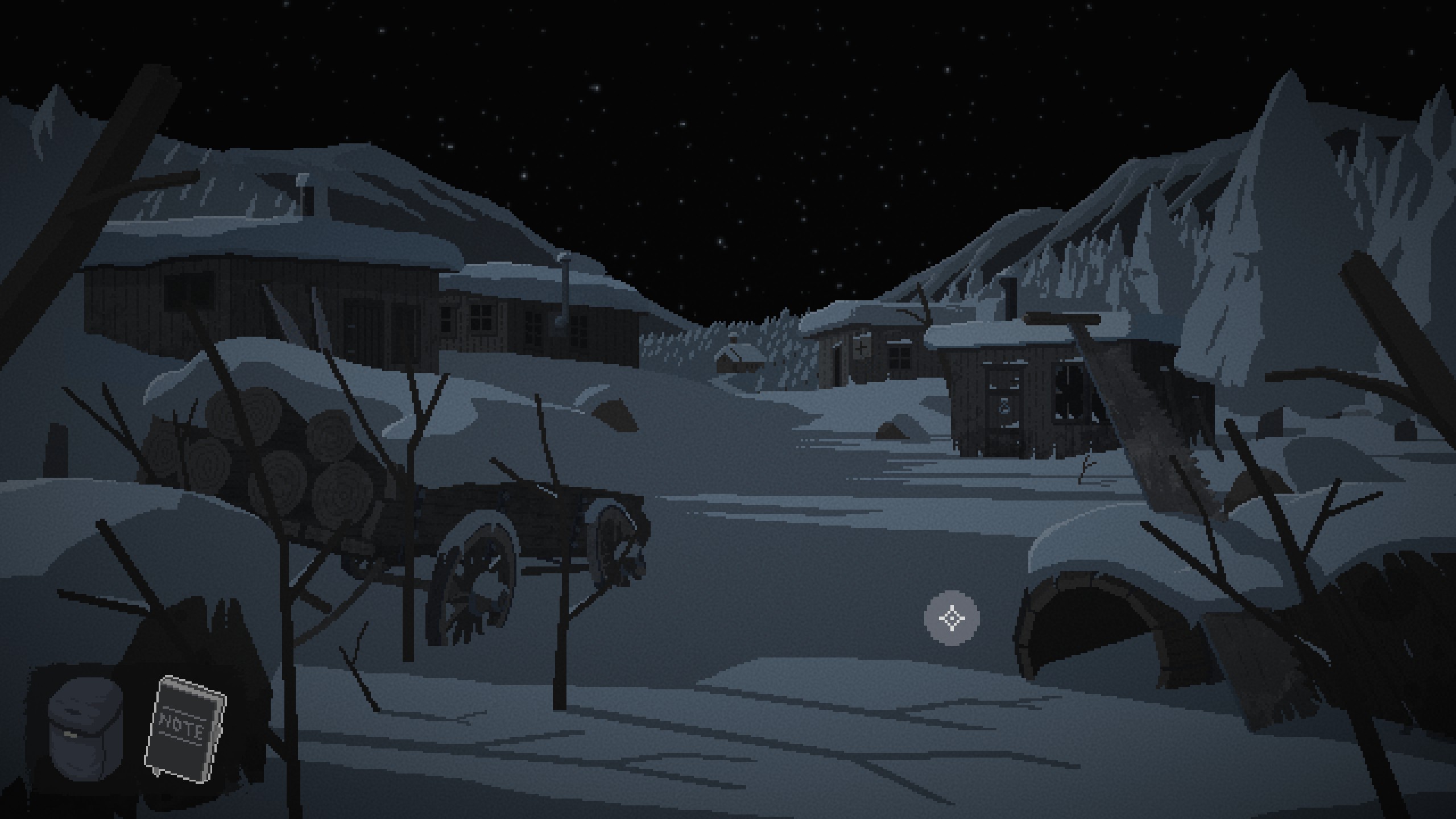 I can just about feel the chill of this snow-blanketed landscape coming off my screen.